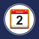 October 2 calendar image